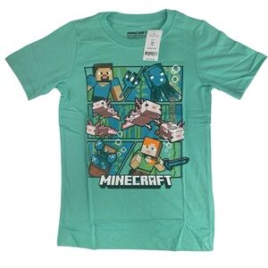 Minecraft Carters Kids Short Sleeve T Shirt Size 10 NWT